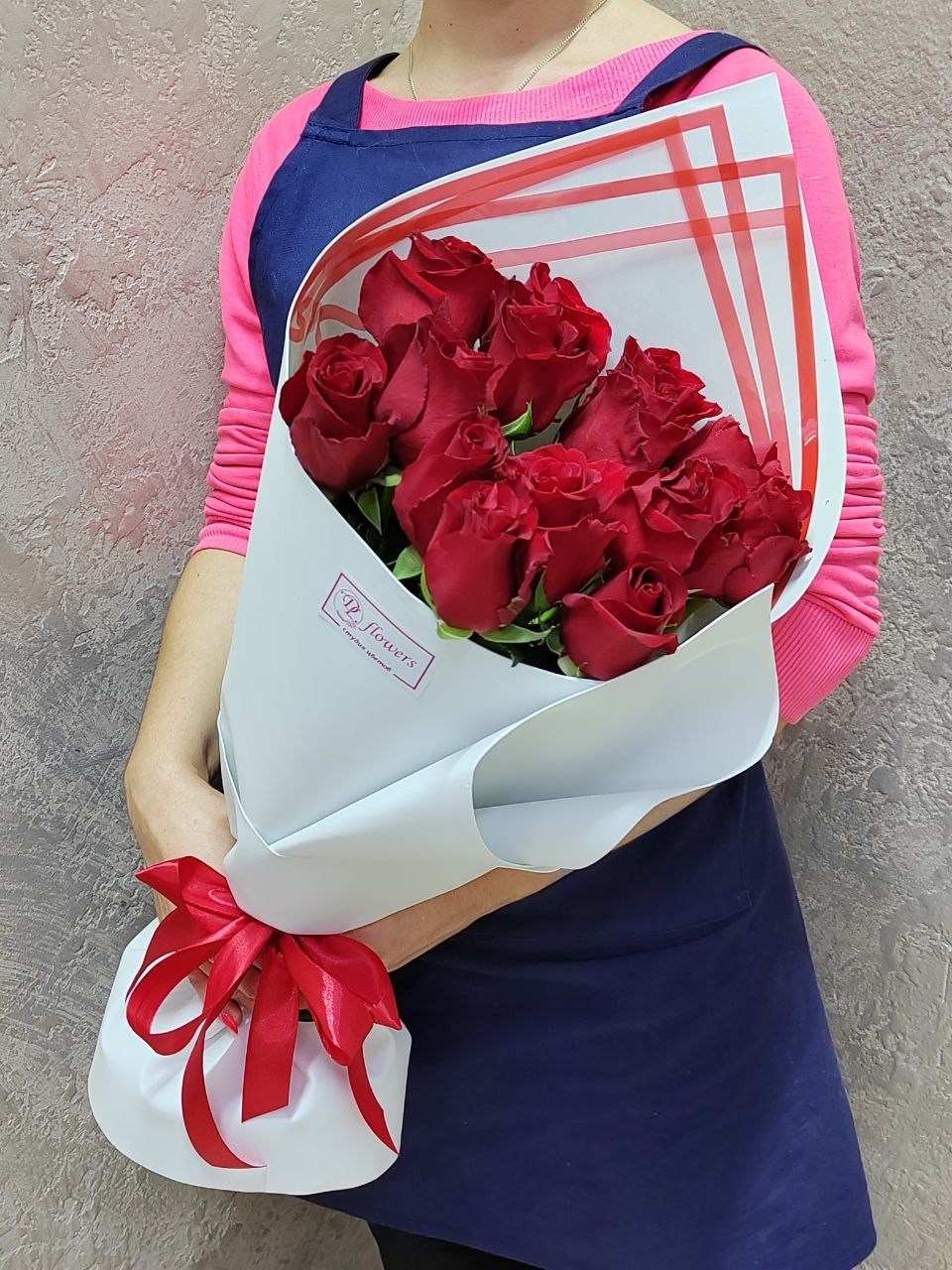 15 красных роз №1728 1728