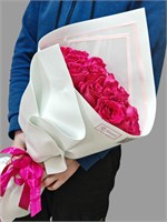 15 розовых роз 1729