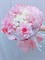 Авторский сборный букет из гортензии, ажурных роз, ньютона - фото 6028